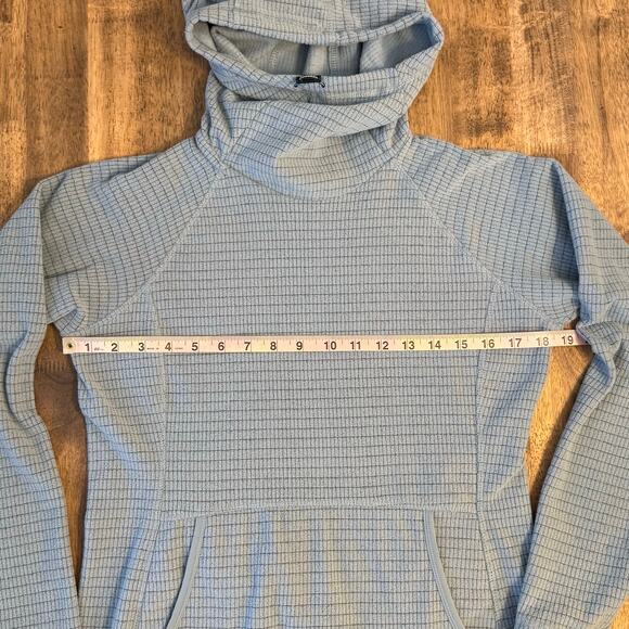 Mountain Hardwear Dress Summit Grid Waffle Long Sleeve Hooded Blue Women’s XS - Picture 4 of 10